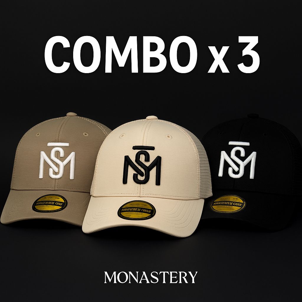 Miniatura 5 de Combo 3x1 Gorras Monastery